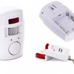 Alarma de securitate wireless, senzor de miscare si 2 telecomenzi