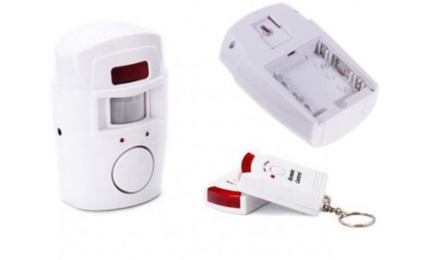 Alarma de securitate wireless, senzor de miscare si 2 telecomenzi