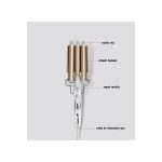 Ondulator triplu din ceramică Profesional