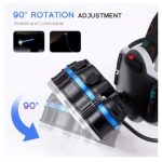 Lanterna de cap 8 LED-uri rezistenta la umezeala, incarcare USB 3 Lanterna de cap 8 LED-uri rezistenta la umezeala, incarcare USB