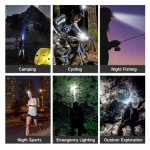 Lanterna de cap 8 LED-uri rezistenta la umezeala, incarcare USB 5 Lanterna de cap 8 LED-uri rezistenta la umezeala, incarcare USB