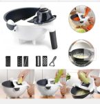 Razatoare multifunctionala 9 in 1 cu bol si strecuratoare