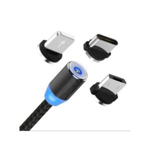 Cablu magnetic 3 in 1 incarcare si transfer date telefon