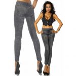 Jeanşi elastici 1+1, colanti imitatie blugi vatuiti 2 Jeanşi elastici 1+1, colanti imitatie blugi vatuiti