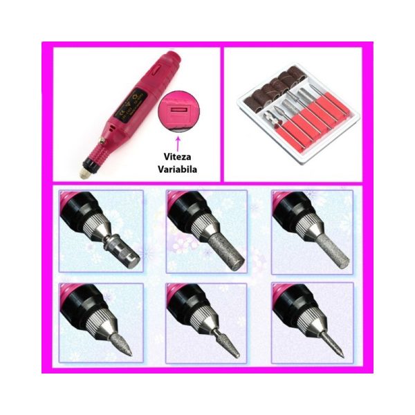 freza-unghii-semiprofesionala-pila-electrica-unghii-false-roz-2.jpg Freza Unghii Semiprofesionala