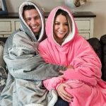 Hanorac cu Maneci rosu bordo 3 Hanorac cu Maneci