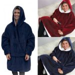 Hanorac cu Maneci rosu bordo 1 Hanorac cu Maneci rosu bordo