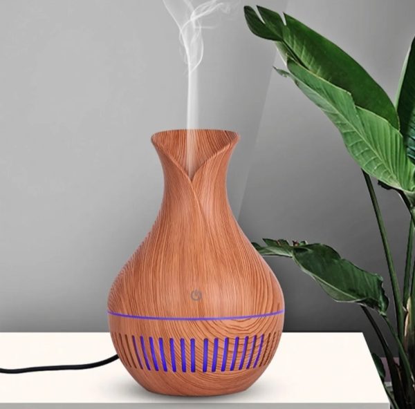 Umidificator 1+1 cu aromatizare cu LED 150 ml