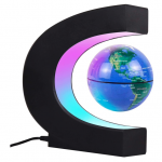 Glob pamantesc magnetic plutitor cu iluminare LED 1 Glob pamantesc magnetic plutitor cu iluminare LED