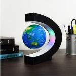 Glob pamantesc magnetic plutitor cu iluminare LED 3 Glob pamantesc magnetic plutitor cu iluminare LED