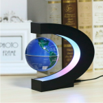 Glob pamantesc magnetic plutitor cu iluminare LED 5 Glob pamantesc magnetic plutitor cu iluminare LED