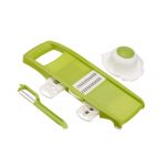 Razatoare multifunctionala Vanora Home, 7 piese, 32 x 12 cm, verde/alb