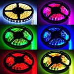 Banda LED 5050 RGB multicolor cu telecomanda