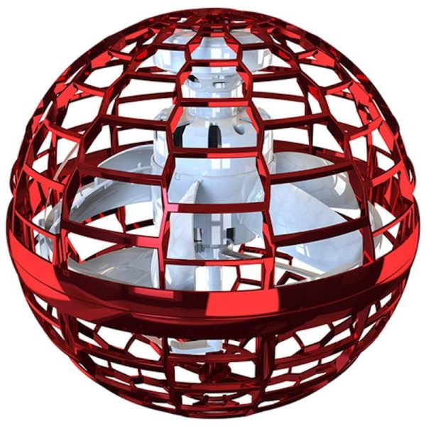 Minge zburatoare cu LED tip drona, Flynova Pro, incarcare USB, cu controller