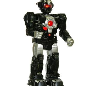 Robot cu baterie cu funcții de lumină și sunet, brațe reglabile și mers motorizat