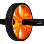 Roata antrenament fitness Pufo din otel cu manere confortabile