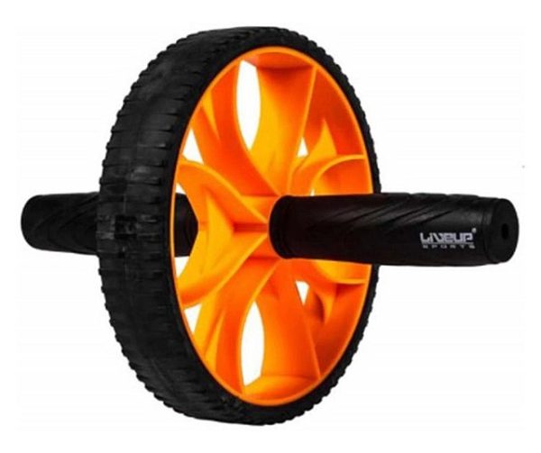 Roata antrenament fitness Pufo din otel cu manere confortabile