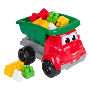 Set 30 caramizi de construit si camion, DecorCasa