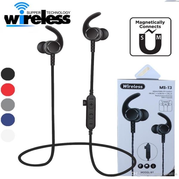 Casti Bluetooth Magnetic