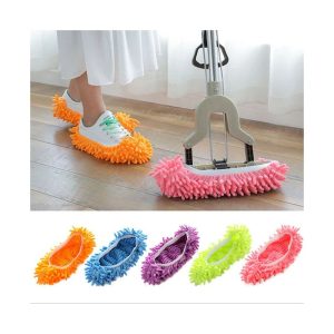 Papuci de Casa pentru Curatenie Podea , Tip Mop pentru Gresie si Parchet, Marime Universala, Verde, Original Deals