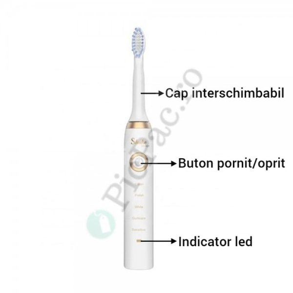 Periuta de dinti electrica cu 3 capete de schimb