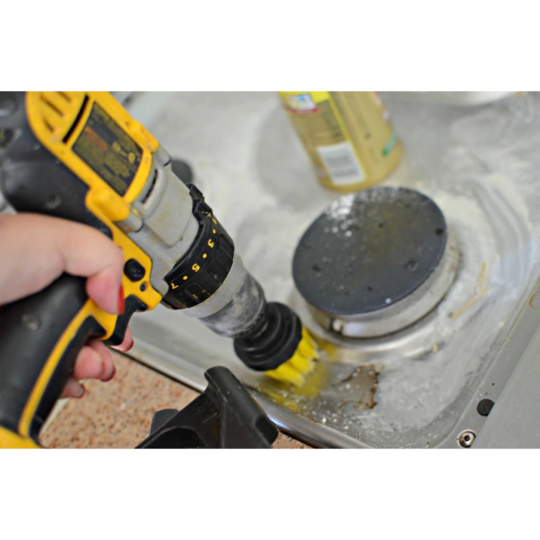 Set 3 perii curatare universale cu adaptor pentru bormasina