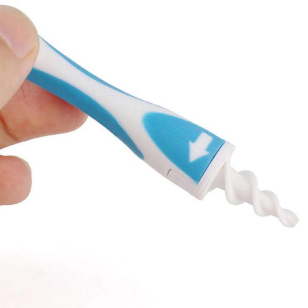 Dispozitiv de ingrijire a urechii, cu 16 capete in forma de spirala