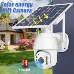 Camera de supraveghere wireless cu panou solar, 1080p, WiFi,