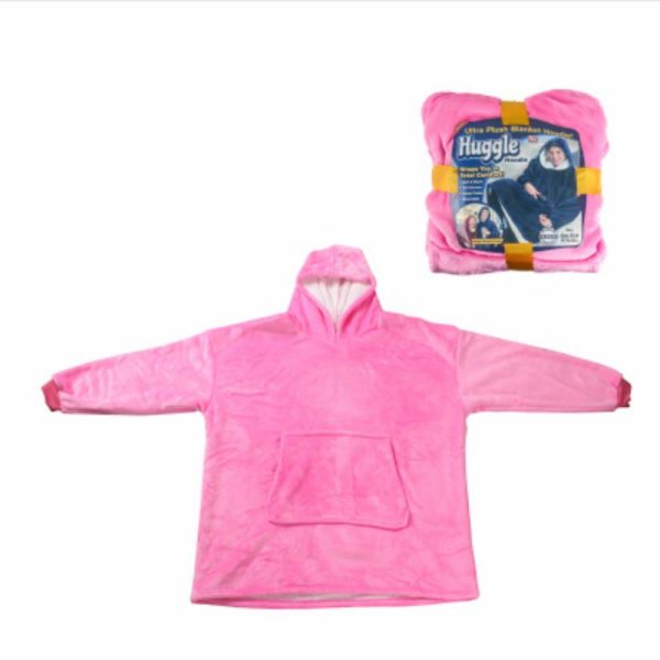 Hanorac cu Maneci Roz