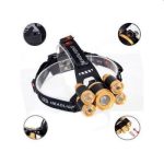 Lanterna frontala cu 5 LED-uri