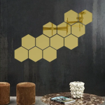 Set 10 oglinzi design hexagon oglinzi decorative 7 Set 10 oglinzi design hexagon oglinzi decorative