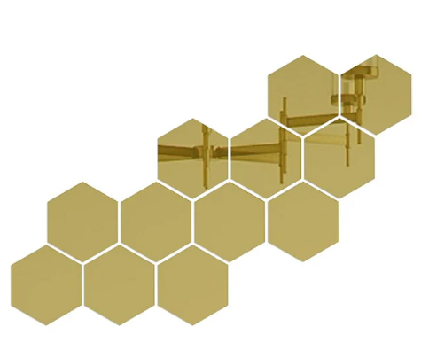 gas651g3a2s1g3a453h5g4sdh Set 10 oglinzi design hexagon oglinzi decorative