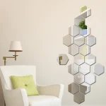 Set 10 oglinzi design hexagon oglinzi decorative 1 Set 10 oglinzi design hexagon oglinzi decorative