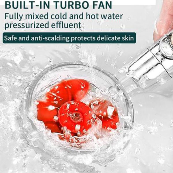 TurboShower – Cap de Dus Pro cu Ventilator