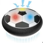 Set de fotbal cu minge rotativa Air Hover si porti