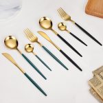 Set tacamuri 24 piese stil portughez, otel inoxidabil