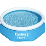 Piscina Gonflabila Rotunda Bestway Easy Set, Dimensiune 244 X 66 cm, Volum 2100 L
