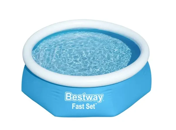 Piscina Gonflabila Rotunda Bestway Easy Set, Dimensiune 244 X 66 cm, Volum 2100 L
