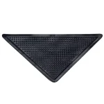 Set 4 Triunghiuri Adezive Anti Alunecare, Auto Adezive, pentru Fixare Covor, 16cm, Garami Shop