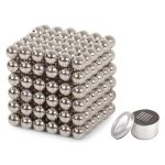 Bile Magnetice AntiStres Argintiu 216 piese 3 Bile Magnetice AntiStres Argintiu 216 piese