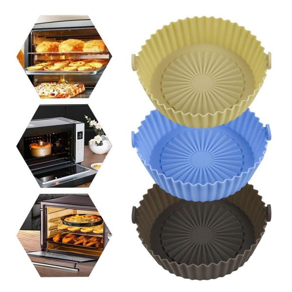 silicon1 Set 2 forme din silicon pentru friteuza cu aer cald