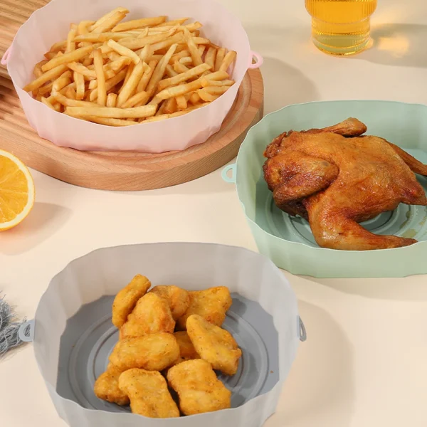 silicon6 Set 2 forme din silicon pentru friteuza cu aer cald