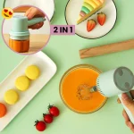 Mixer electric de bucatarie portabil fără fir cu 3 viteze wireless incarcare USB