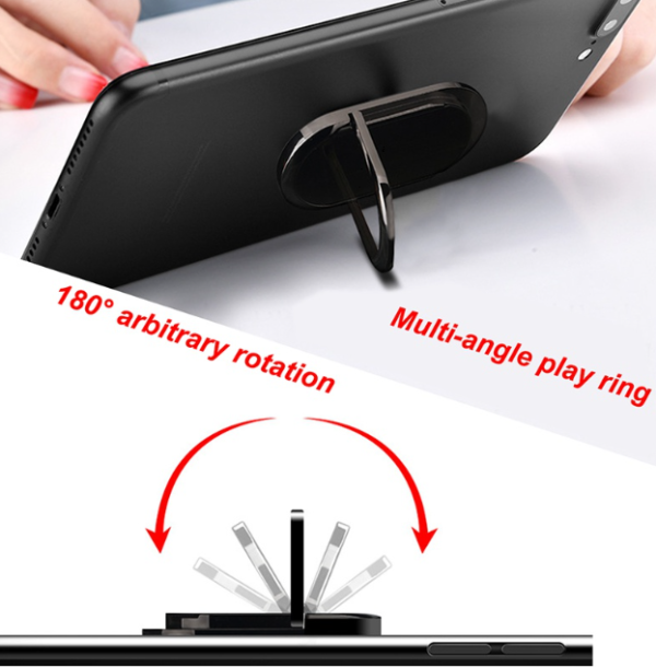 Bricheta electrica cu incarcare USB si inel de suport cu magnet pentru telefon