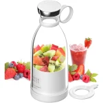 Mini Blender Portabil - Smoothie & Shake, 4 Lame , USB, 300 ml