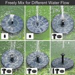 Fantana arteziana solara pentru gradina, IPX8, 3 Fantana arteziana solara pentru gradina, IPX8,