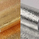 Folie de aluminiu autoadeziva bucatarie 60 x 300 cm,argintiu