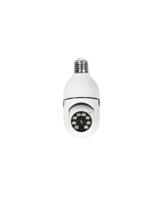 Camera Supraveghere tip bec WI-FI, HD 1080P, Smart-Bulb, cu Senzor de Miscare