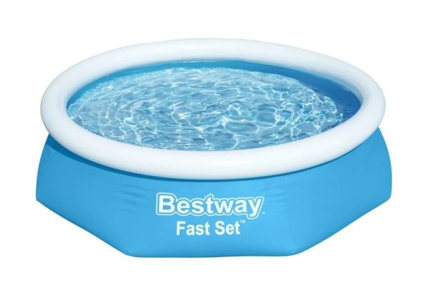 piscina7 Piscina gonflabila, rotunda, 244 x 61 cm, 1880 L • Bestway + Boxa cadou!