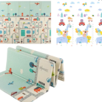 Covor de joaca educativ, Pliabil, Impermeabil, Dimensiune 200 x 150, Grosime 1 cm, Imprimeu pe ambele parti